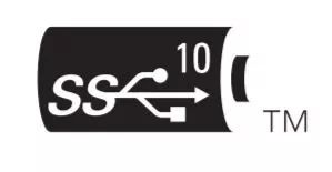 SuperSpeed 10Gbps USB PD 三叉戟标识