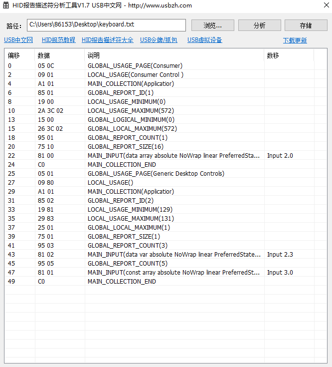 HidReportParserV1.7