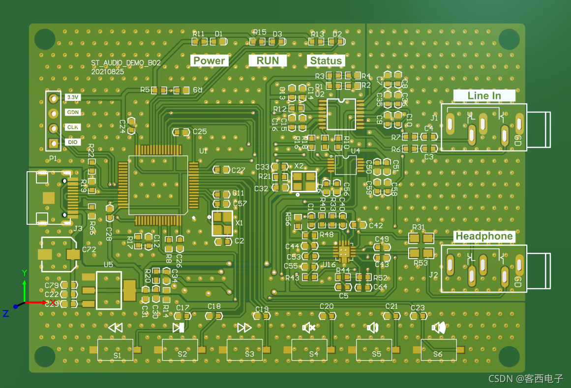 PCB板框图