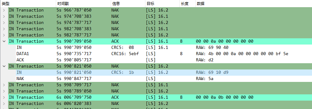 SET_IDLE无数据和有数据时的响应