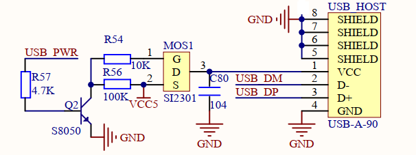 USB HOST电源管理