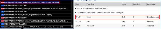 Source发送EPR Mode_Enter Succeeded